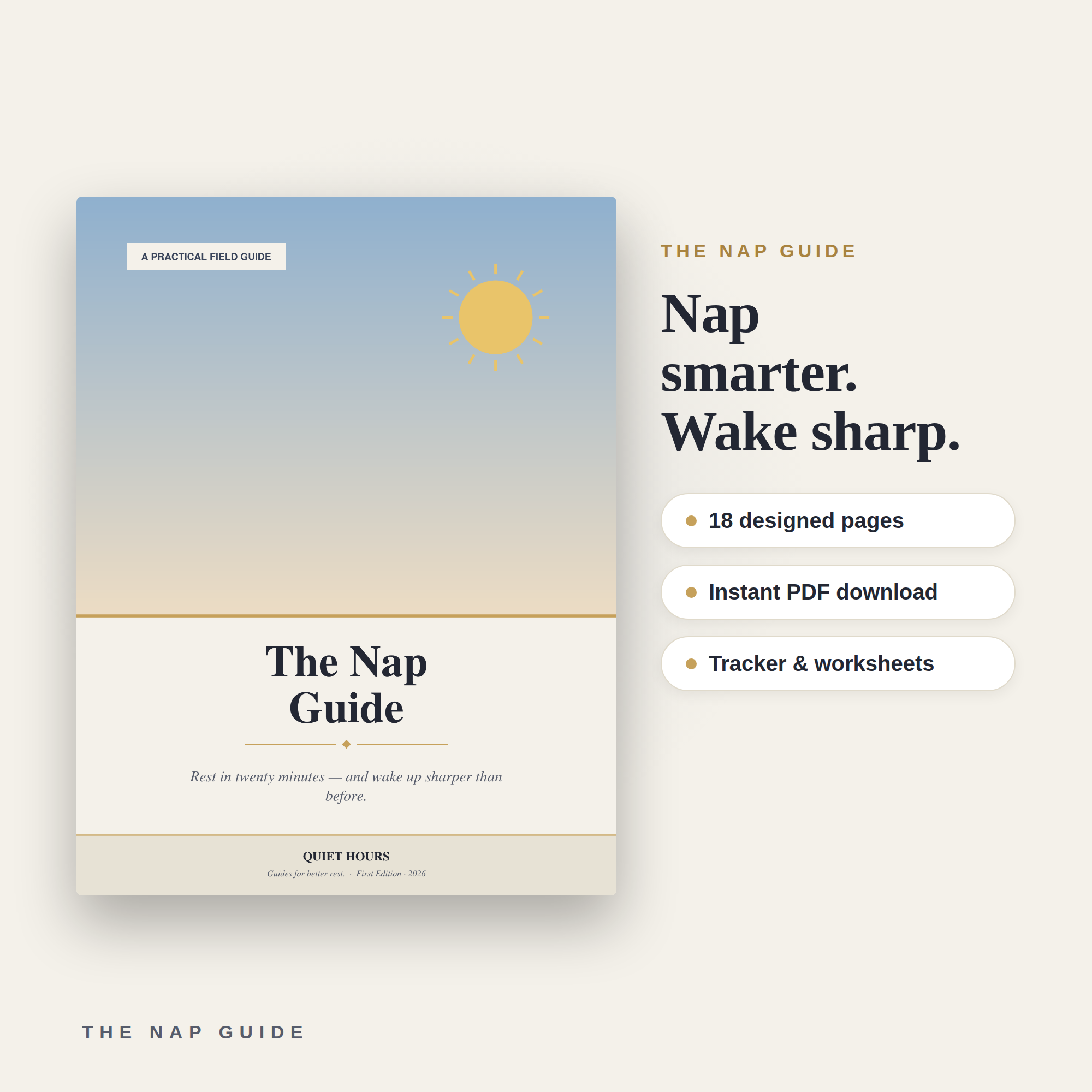 The Nap Guide — Rest in 20 Minutes and Wake Up Sharper