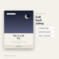 The 3 A.M. Fix — Why You Wake at Night and How to Fall Back Asleep