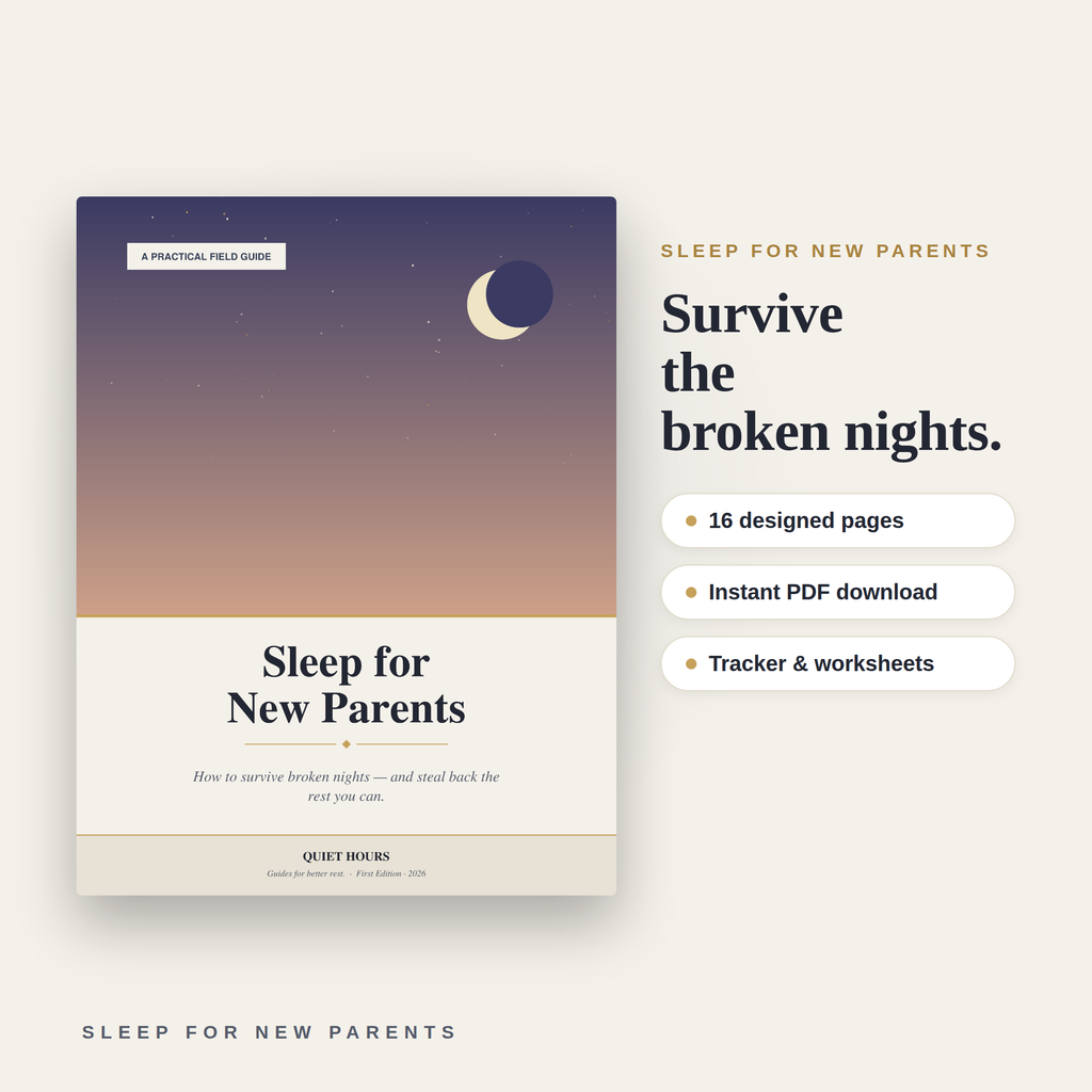Sleep for New Parents — Surviving Broken Nights with a Baby