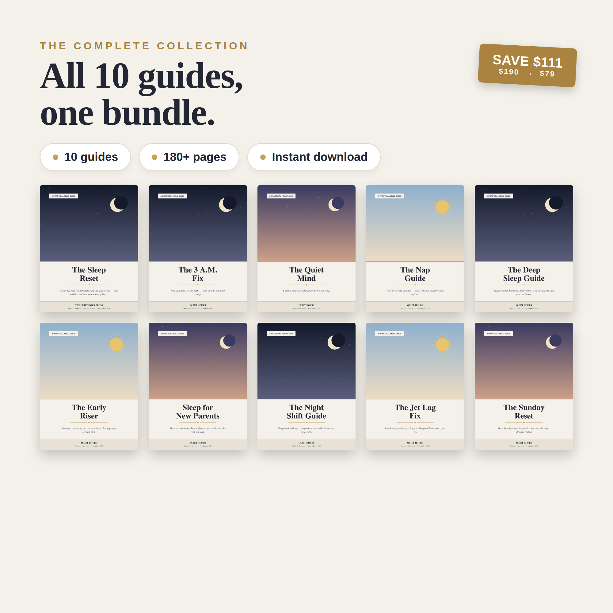 The Complete Quiet Hours Collection — All 10 Sleep Guides