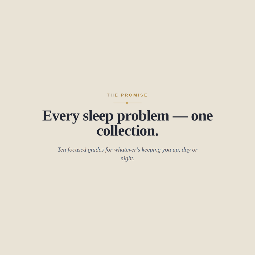 The Complete Quiet Hours Collection — All 10 Sleep Guides