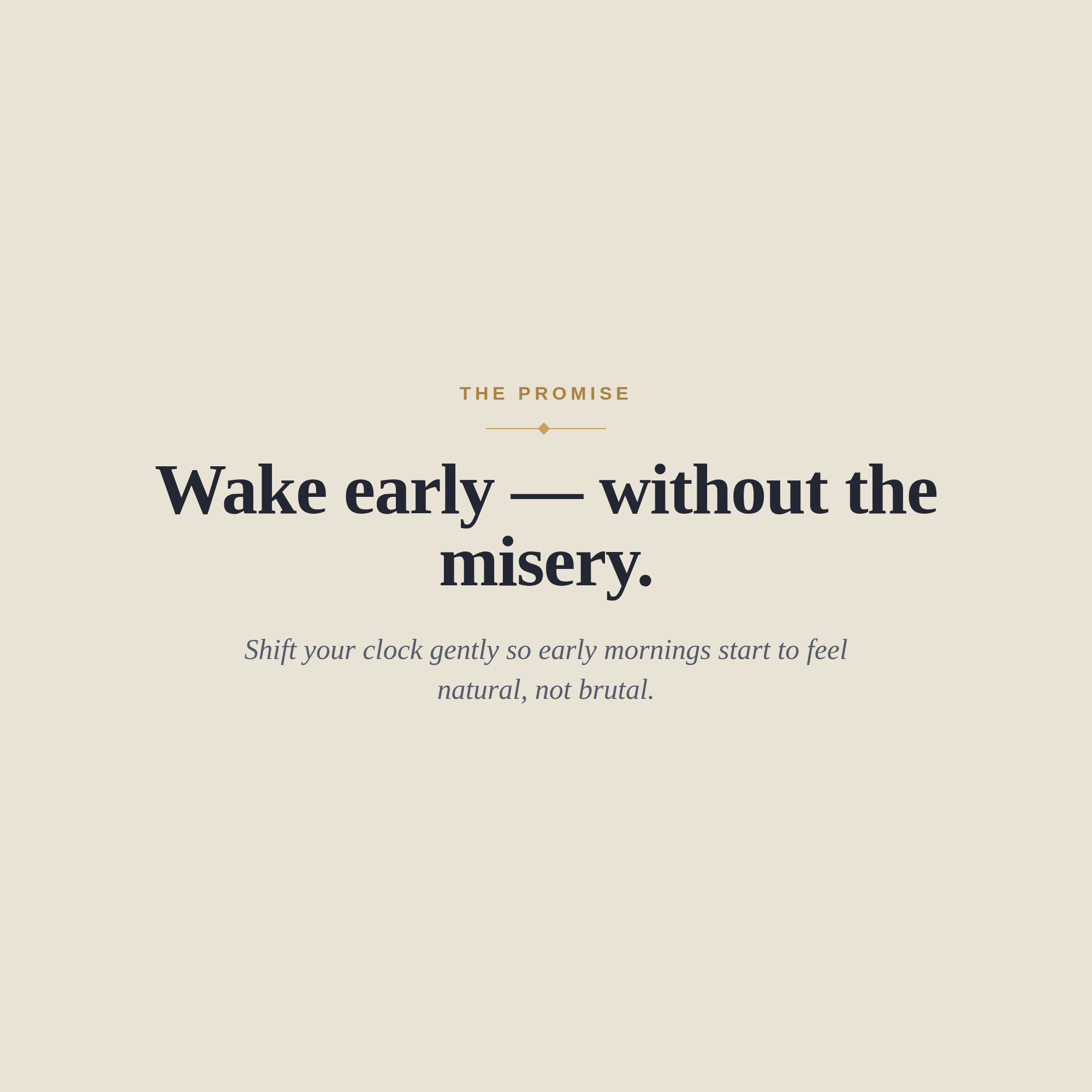 The Early Riser — Become a Morning Person Without the Misery