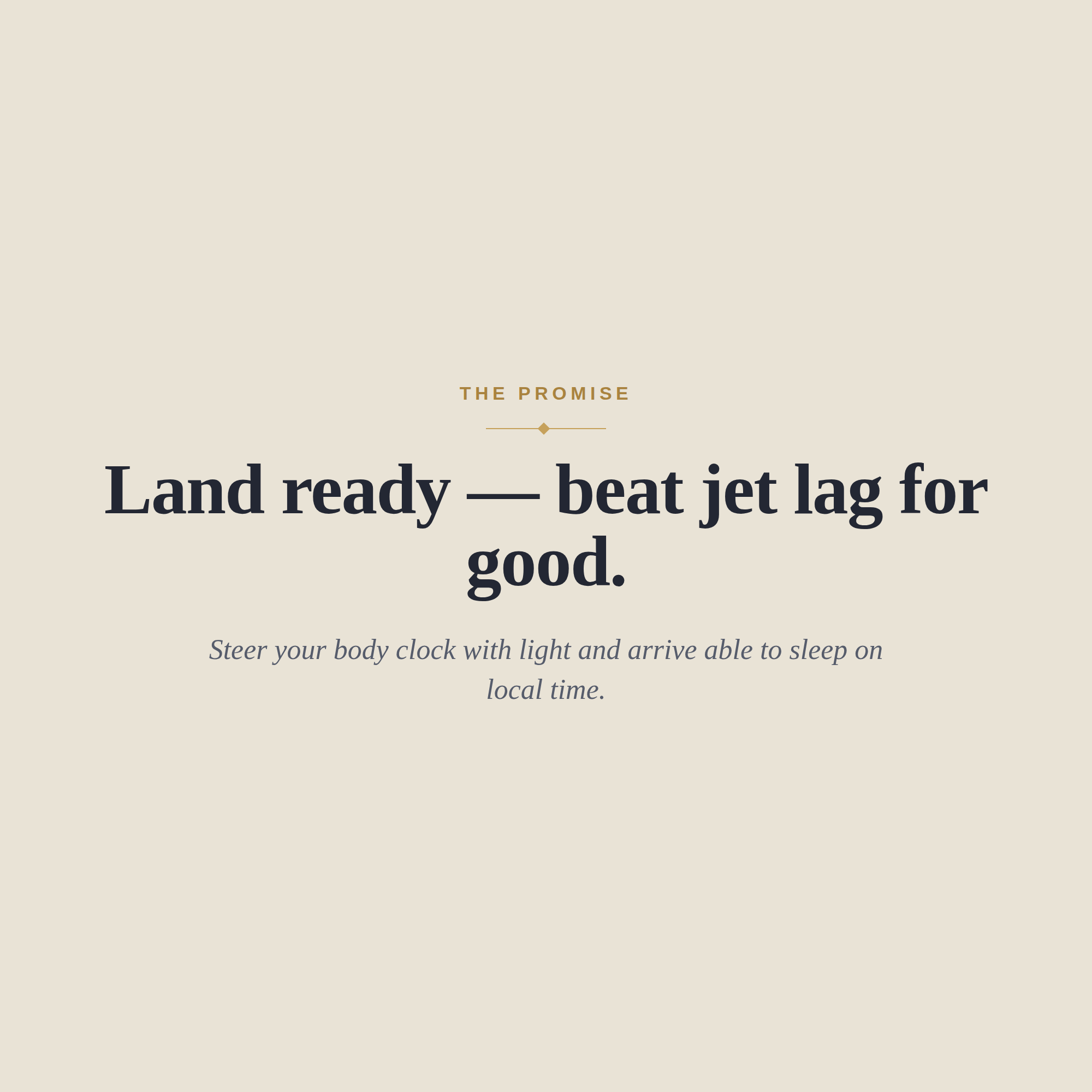 The Jet Lag Fix — Beat Jet Lag and Sleep Well While Travelling