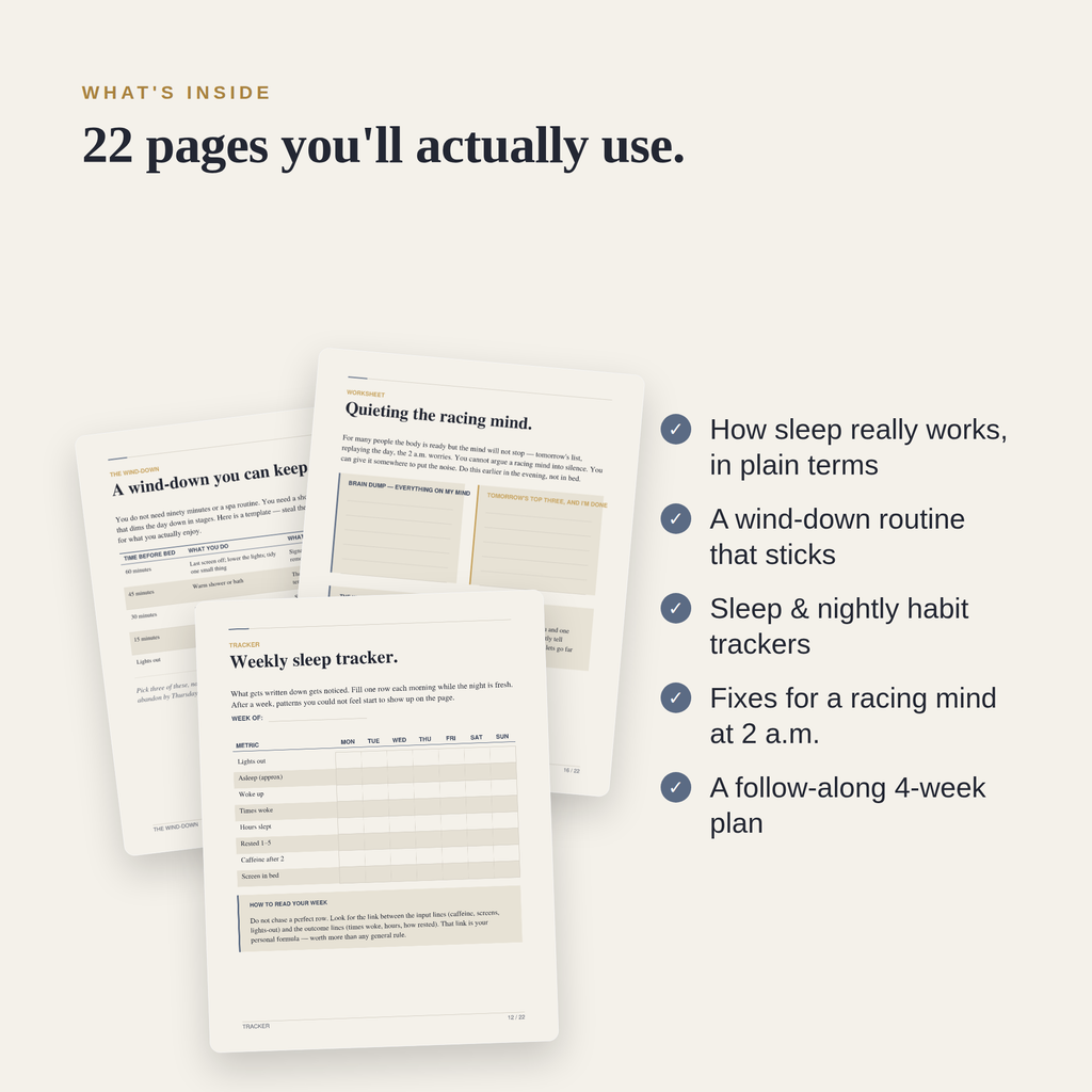 The Sleep Reset — A Practical Guide to Better Sleep & Earlier Bedtimes