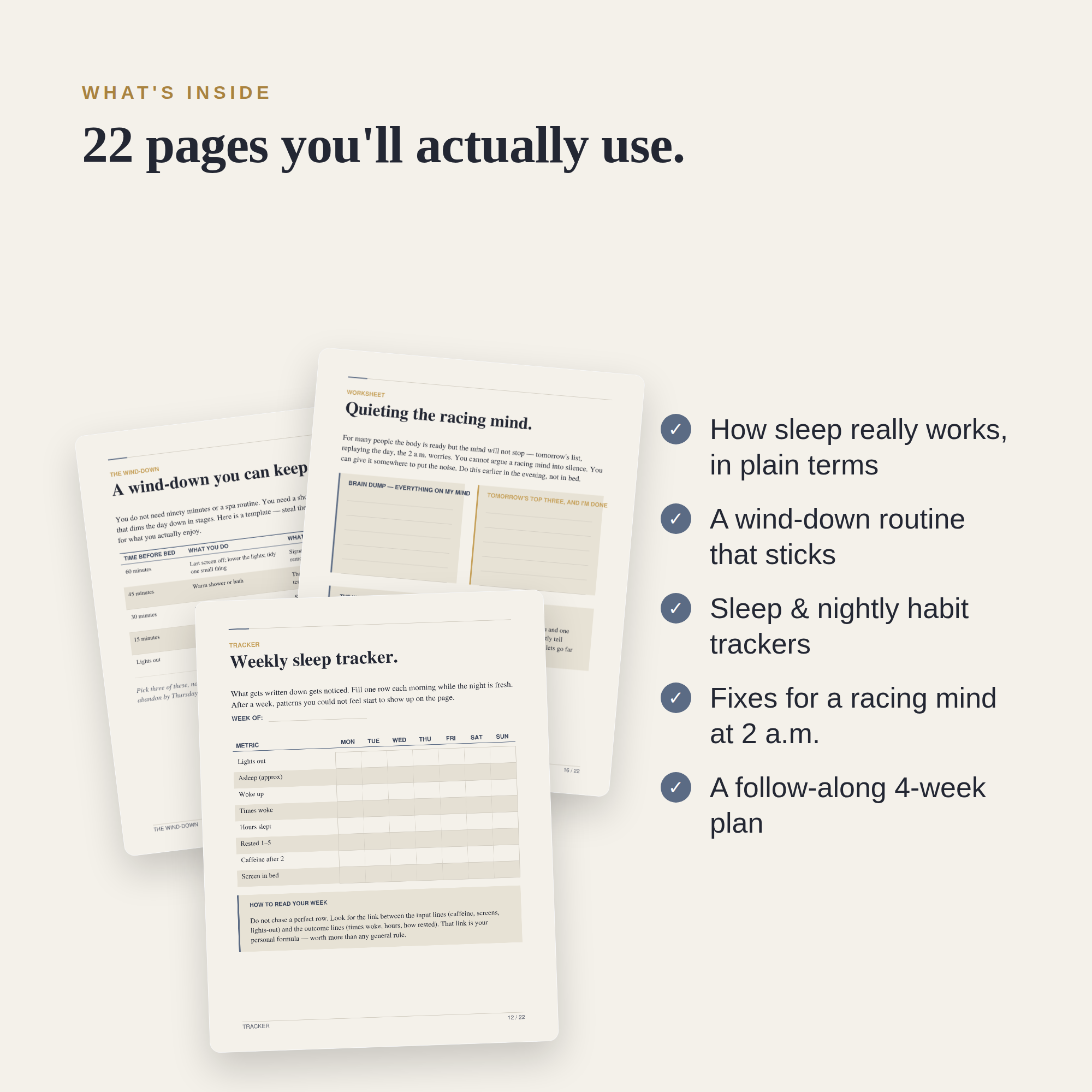 The Sleep Reset — A Practical Guide to Better Sleep & Earlier Bedtimes