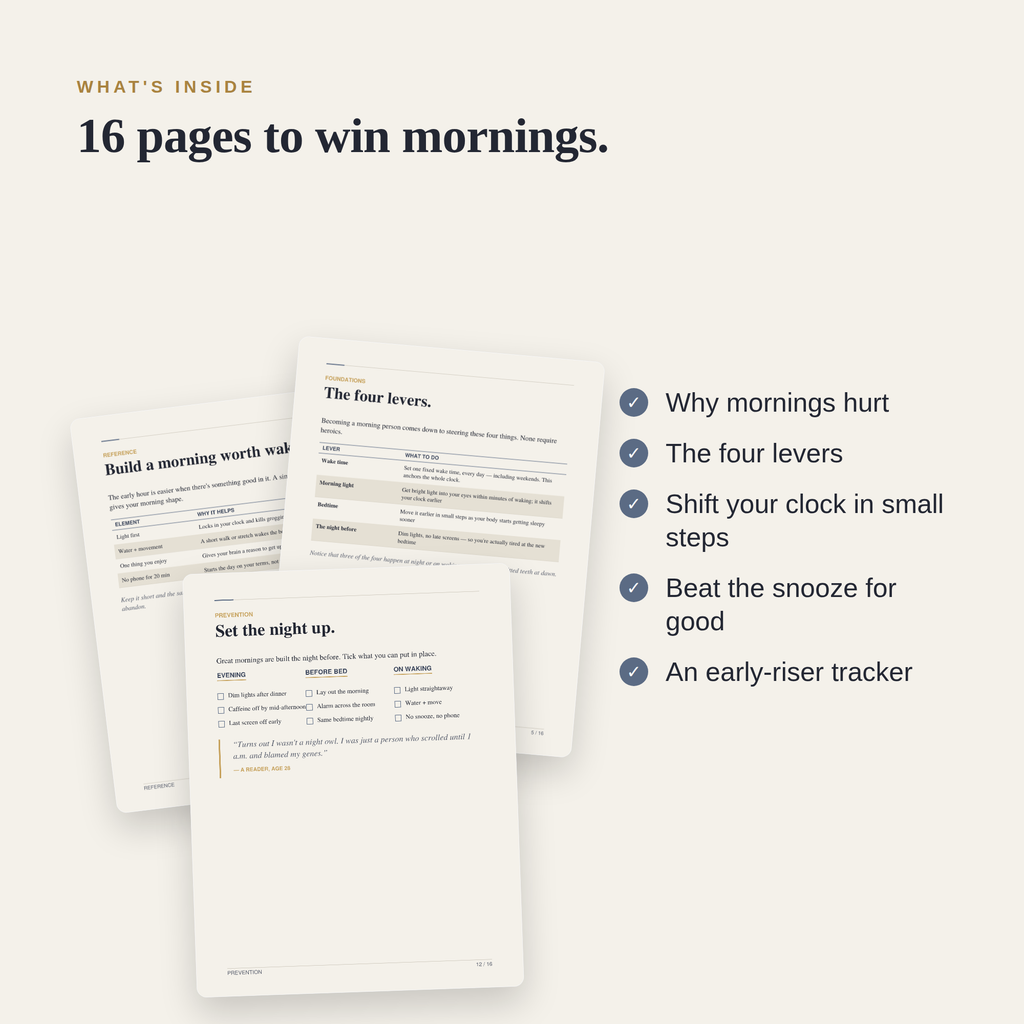 The Early Riser — Become a Morning Person Without the Misery
