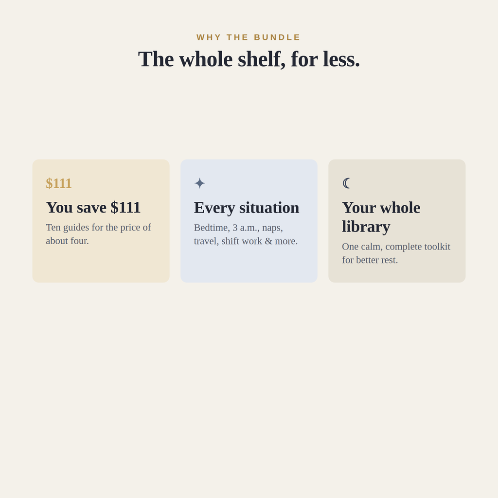 The Complete Quiet Hours Collection — All 10 Sleep Guides