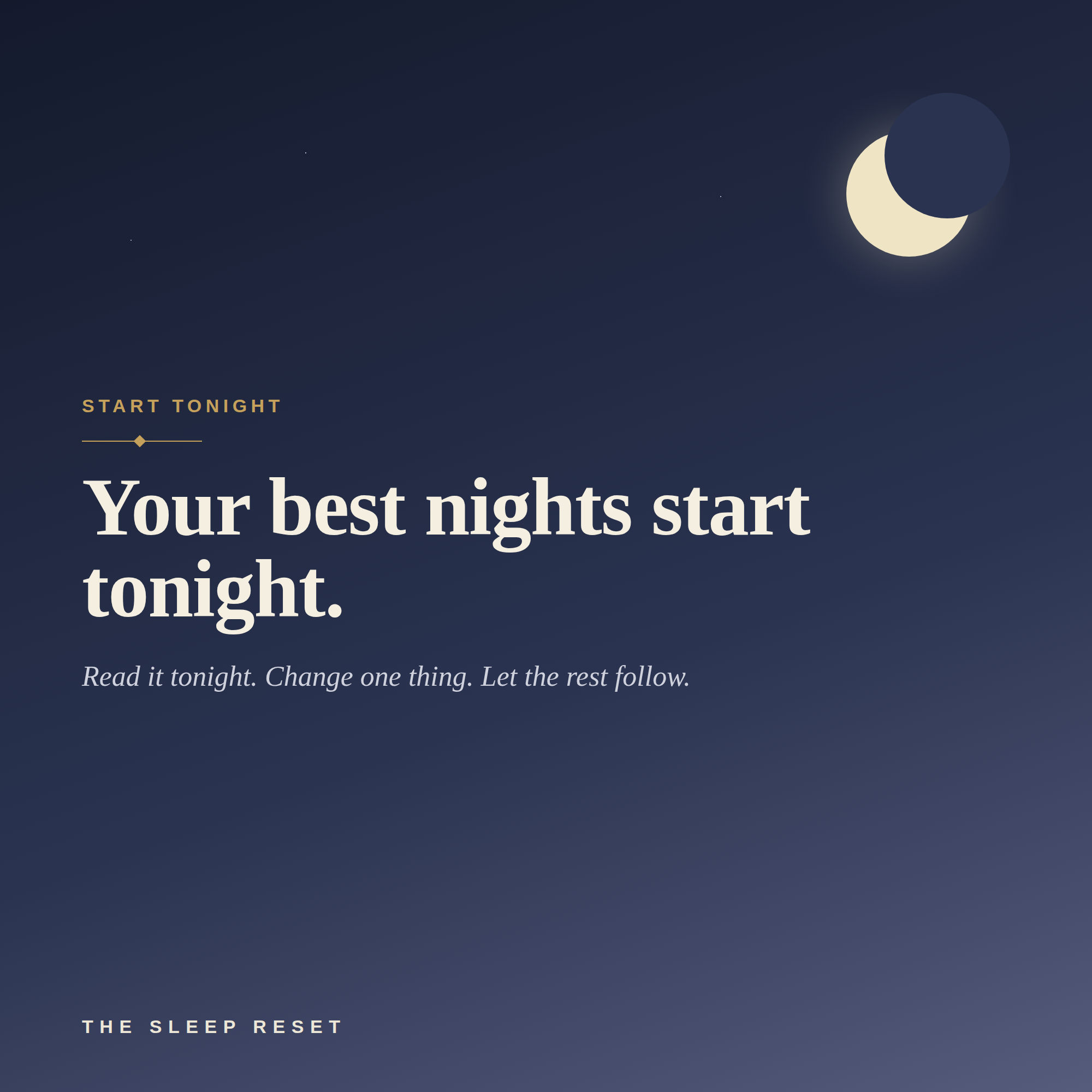 The Sleep Reset — A Practical Guide to Better Sleep & Earlier Bedtimes